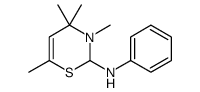 3,4,4,6-tetramethyl-N-phenyl-2H-1,3-thiazin-2-amine Structure