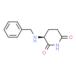 2,6-Piperidinedione, 3-[(phenylmethyl)amino]-, (3S)- (9CI) Structure