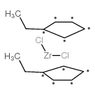 2-ethylcyclopenta-1,3-diene,zirconium(4+),dichloride structure