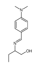 2-[(p-Dimethylaminobenzylidene)amino]-1-butanol Structure