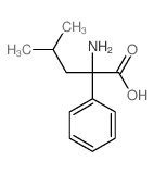 2-amino-4-methyl-2-phenyl-pentanoic acid结构式