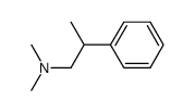 dimethyl-(2-phenyl-propyl)-amine Structure