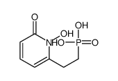 Phosphonic acid, [2-(1,6-dihydro-1-hydroxy-6-oxo-2-pyridinyl)ethyl]- (9CI)结构式