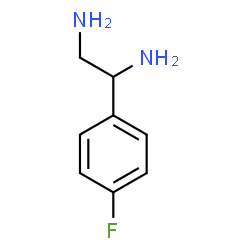 1,2-Ethanediamine,1-(4-fluorophenyl)-(9CI)结构式