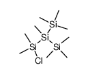 1-chloro-2-(trimethylsilyl)hexamethyltrisilane结构式