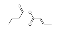 crotonic anhydride Structure