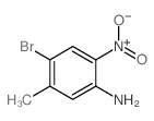 4-溴-5-甲基-2-硝基苯胺结构式