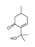 2-(2-hydroxypropan-2-yl)-5-methylcyclohex-2-en-1-one结构式