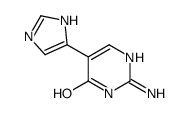 4(1H)-Pyrimidinone,2-amino-5-(1H-imidazol-4-yl)- (9CI) structure