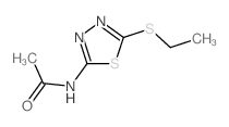 N-(5-ethylsulfanyl-1,3,4-thiadiazol-2-yl)acetamide结构式