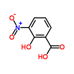 2-Hydroxy-3-nitrobenzoic acid Structure