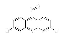 3,6-dichloroacridine-9-carbaldehyde结构式