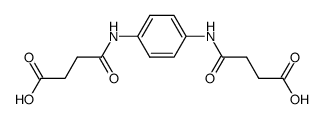 N,N'-p-phenylene-bis-succinamic acid Structure