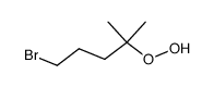 1-bromo-4-methyl-4-hydroperoxypentane Structure