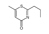 6-methyl-2-propyl-1,3-thiazin-4-one Structure