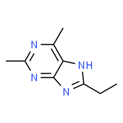 9H-Purine,8-ethyl-2,6-dimethyl-结构式