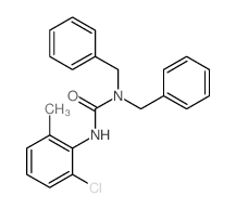 1,1-dibenzyl-3-(2-chloro-6-methyl-phenyl)urea picture