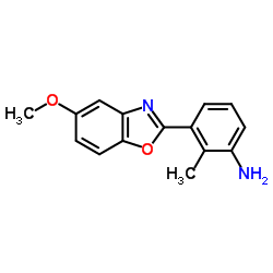 3-(5-METHOXY-BENZOOXAZOL-2-YL)-2-METHYL-PHENYLAMINE结构式