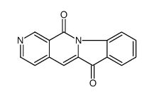 indolo[1,2-b][2,7]naphthyridine-6,12-dione结构式