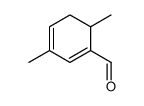 3,6-dimethylcyclohexa-1,3-diene-1-carbaldehyde Structure