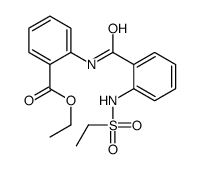 ethyl 2-[[2-(ethylsulfonylamino)benzoyl]amino]benzoate Structure