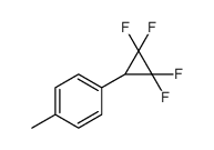 1-methyl-4-(2,2,3,3-tetrafluorocyclopropyl)benzene结构式