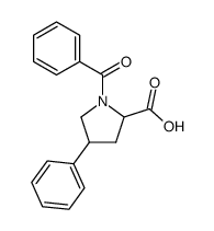 (Trans)-1-Benzoyl-4-phenyl-l-proline Structure