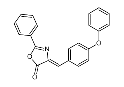 4-[(4-phenoxyphenyl)methylidene]-2-phenyl-1,3-oxazol-5-one Structure