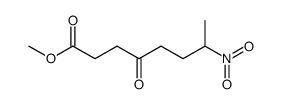 methyl 7-nitro-4-oxooctanoate结构式