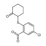 2-(4-chloro-2-nitro-phenylsulfanyl)-cyclohexanone Structure