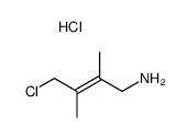 (4-chloro-2,3-dimethyl-2-butenyl)amine hydrochloride结构式