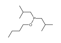 Butyloxy-diisobutylphosphin结构式