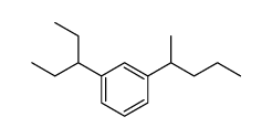 1-(2-amyl)-3-(3-amyl)benzene Structure