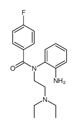 N-(o-Aminophenyl)-N-[2-(diethylamino)ethyl]-p-fluorobenzamide结构式