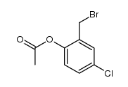 2-(bromomethyl)-4-chlorophenyl acetate Structure