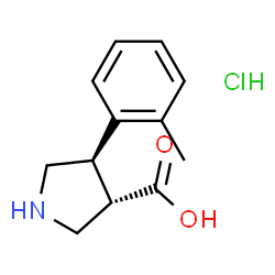 (3S,4R)-4-(o-tolyl)Pyrrolidine-3-carboxylic acid hydrochloride picture