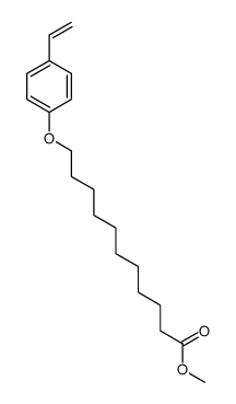 methyl 11-(4-ethenylphenoxy)undecanoate Structure