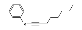 oct-1-yn-1-yl(phenyl)tellane Structure