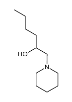 1-(1-piperidinyl)-2-hexanol结构式