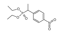 [1-(4-nitro-phenyl)-ethyl]-phosphonic acid diethyl ester Structure