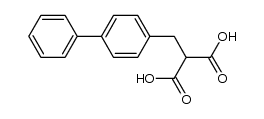 [(1,1'-biphenyl)-4-ylmethyl]propanedioic acid结构式