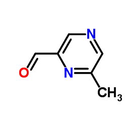 6-甲基-2-醛基吡嗪结构式