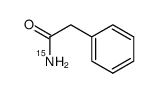 2-phenylacetamide-15N结构式