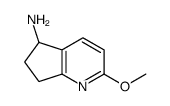 2-methoxy-6,7-dihydro-5H-cyclopenta[b]pyridin-5-amine Structure