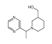 [1-(1-Pyrazin-2-yl-ethyl)-piperidin-3-yl]-Methanol结构式