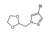 4-bromo-1-(1,3-dioxolan-2-ylmethyl)pyrazole picture