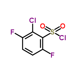 2-Chloro-3,6-difluorobenzenesulfonylchloride Structure