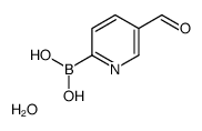 5-Formylpyridine-2-boronic acid, hydrate structure