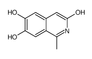 3(2H)-Isoquinolinone,6,7-dihydroxy-1-methyl-(9CI) structure