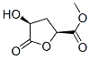 threo-Pentaric acid, 3-deoxy-, 1,4-lactone, 5-methyl ester (9CI) structure